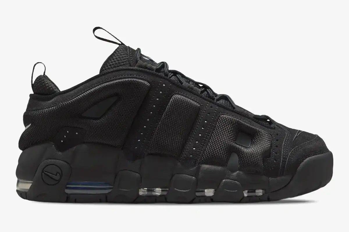teste_70_quality Nike Air More Uptempo Low Triple Black - Image 1