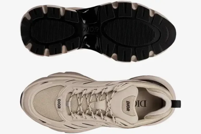 Christian Dior B44 Blade Sneaker Beige Black - Image 3