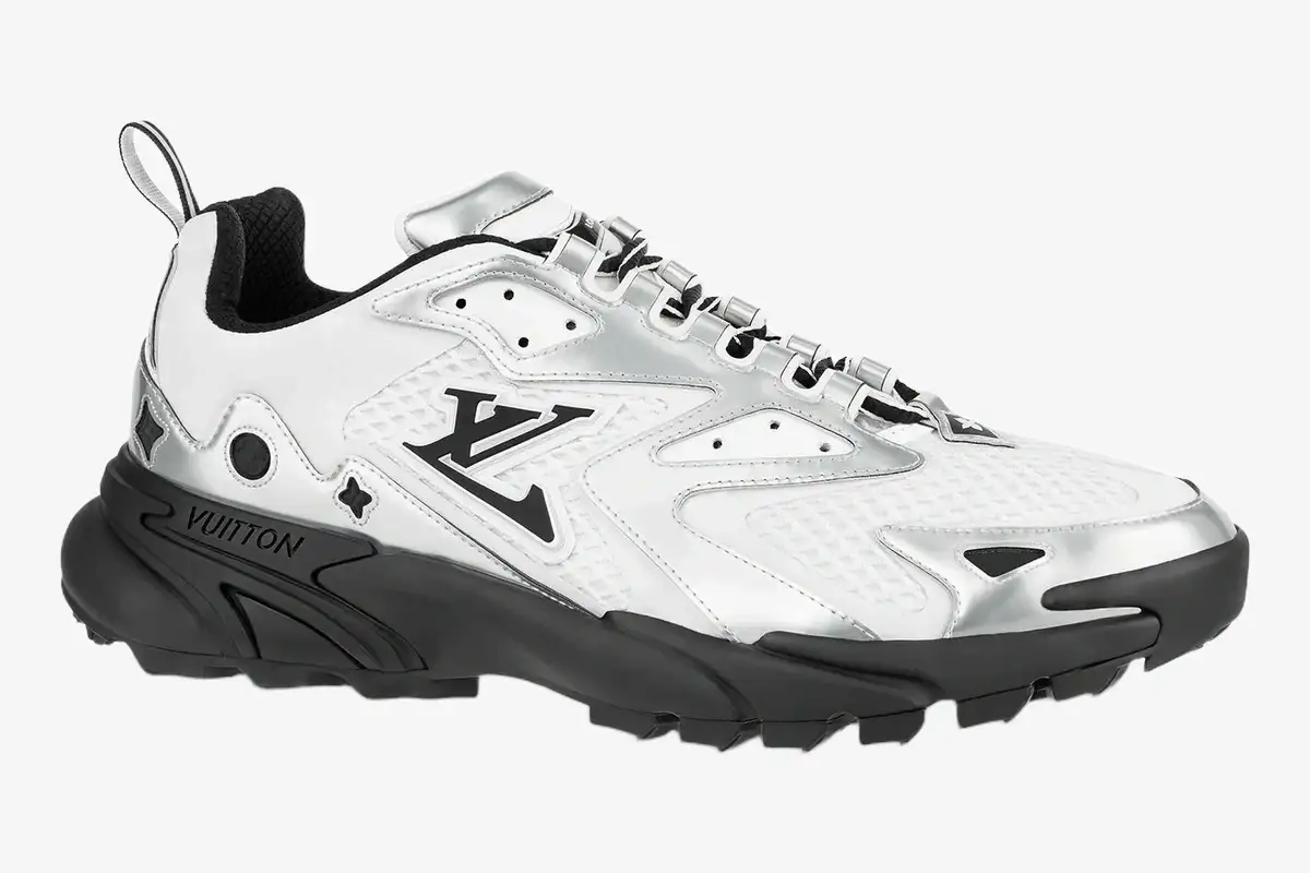 custom_181_1768356667-20260113_231255 Louis Vuitton Runner Tatic Silver Metallic Sneaker - Image 1
