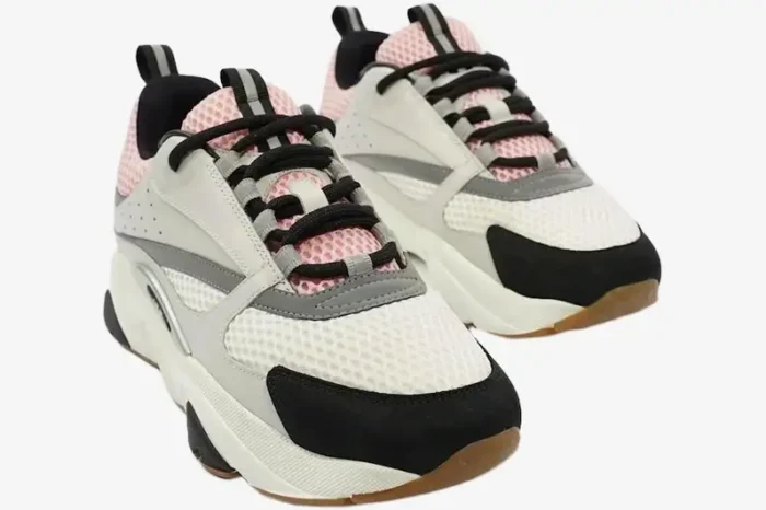 Dior B22 'Pale Pink Grey' Luxury Sneakers - Image 7