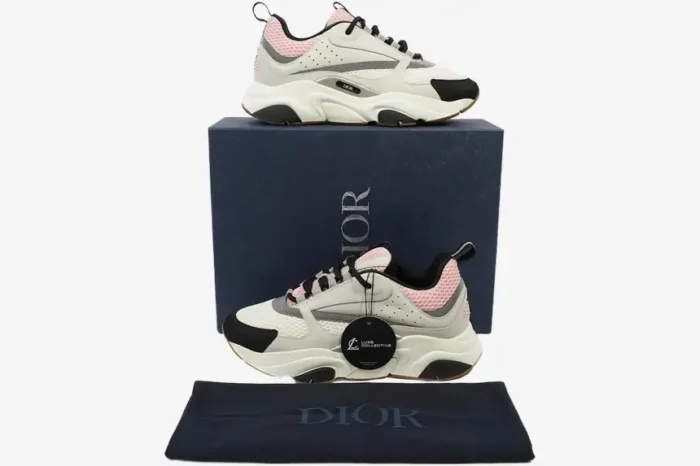 Dior B22 'Pale Pink Grey' Luxury Sneakers - Image 8
