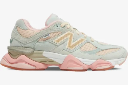 Side profile of New Balance 9060 Joe Freshgoods Inside Voices Penny Cookie Pink sneakers. - SKU U9060JG1