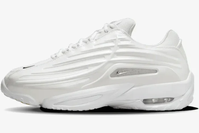 Nike Hot Step 2 x NOCTA sneaker in total white, shown from a side profile view against a white background. - SKU DZ7293-100