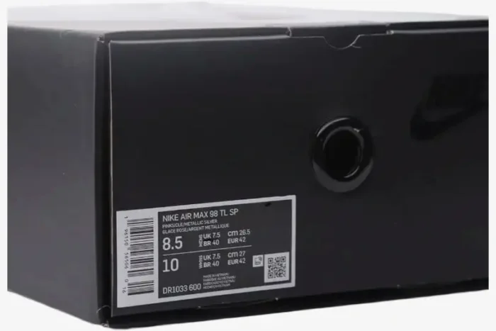 Nike Air Max 98 TL x Supreme Black Limited Edition - Image 8