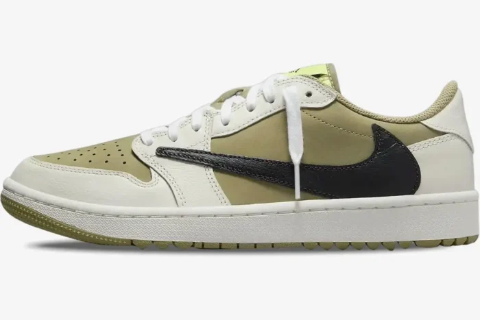 Air Jordan 1 Low x Travis Scott 'Neutral Olive' Golf Edition - Image 3