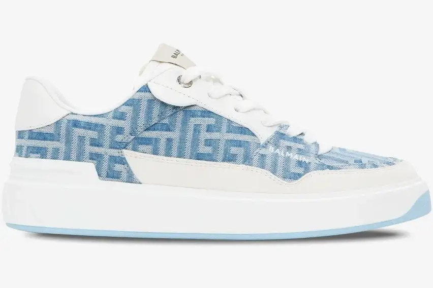 shadow_10205_20260124_162412-20260124_162429 Balmain B-Court Flip Monogram Denim Blue White - Image 1