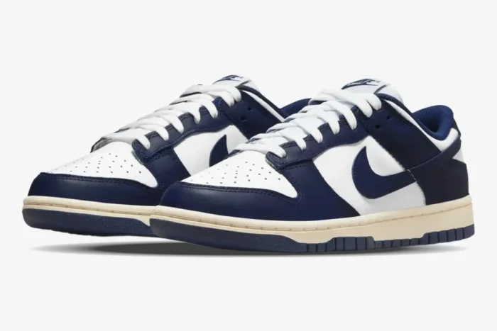 Nike Dunk Low Vintage Navy (Women's) - Image 5
