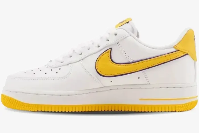 Nike Air Force 1 Low x Kobe Bryant Lakers White Yellow Purple - Image 2
