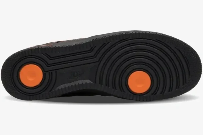 Nike Air Force 1 Low x Vlone Limited Edition Black Orange - Image 3