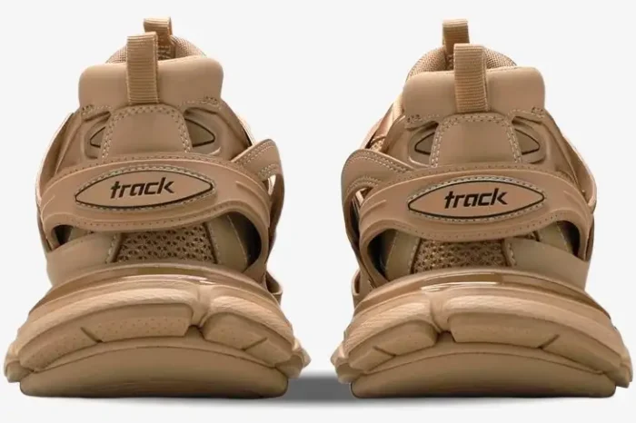 Balenciaga Track Beige Multi-Layered Sneakers - Image 3