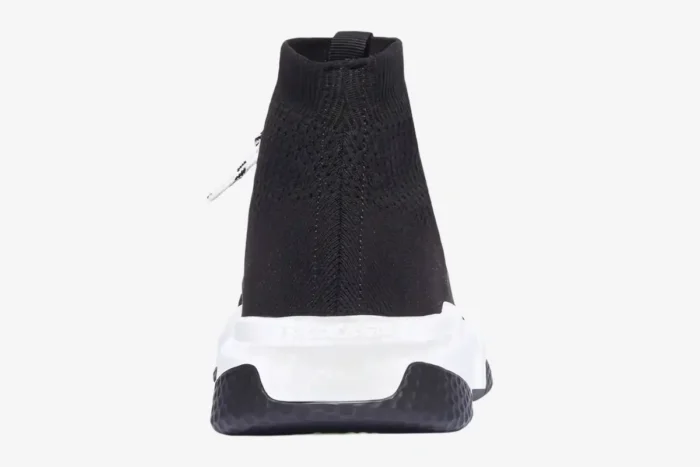 Balenciaga Speed Lace-Up Sneaker Black/White - Image 4